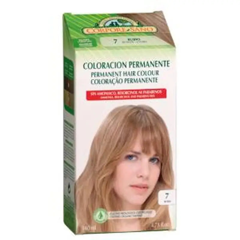 Corpore Sano Blonde Hair Dye (7) 140Ml.