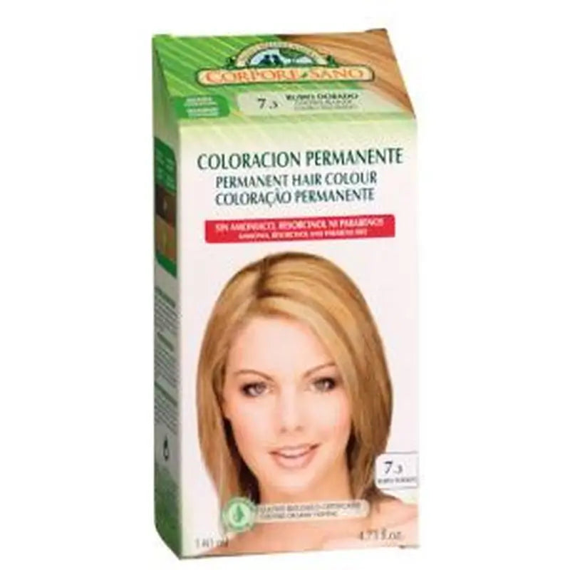 Corpore Sano Golden Blonde Hair Dye (7.3) 140Ml.