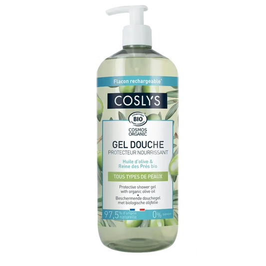 Coslys Protective Shower Gel With Olive Oil, 1000 ml