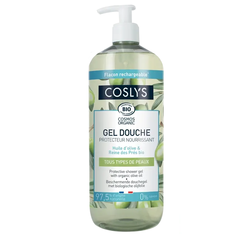 Coslys Protective Shower Gel With Olive Oil, 1000 ml