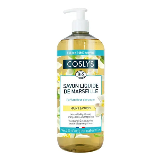 Coslys Orange Blossom Scented Marseille Soap 1L, 1000 ml