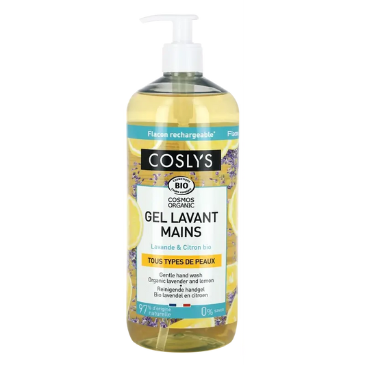 Coslys Organic Liquid Hand Soap with Lemon, 350 ml