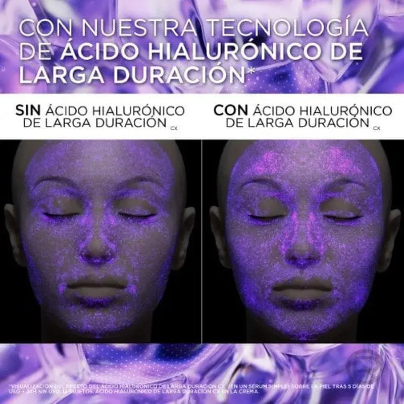 L'Oréal Paris Crème Reconstituante Intensive avec Acide Hyaluronique et Spf 50 : Volume et Protection Uvb/Uva