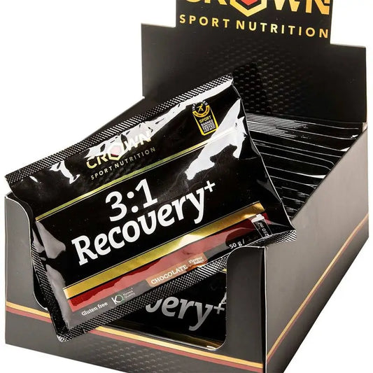 Crown Sport Nutrition 3:1 Recovery+ Chocolate Single Dose, 10 x 50 grams