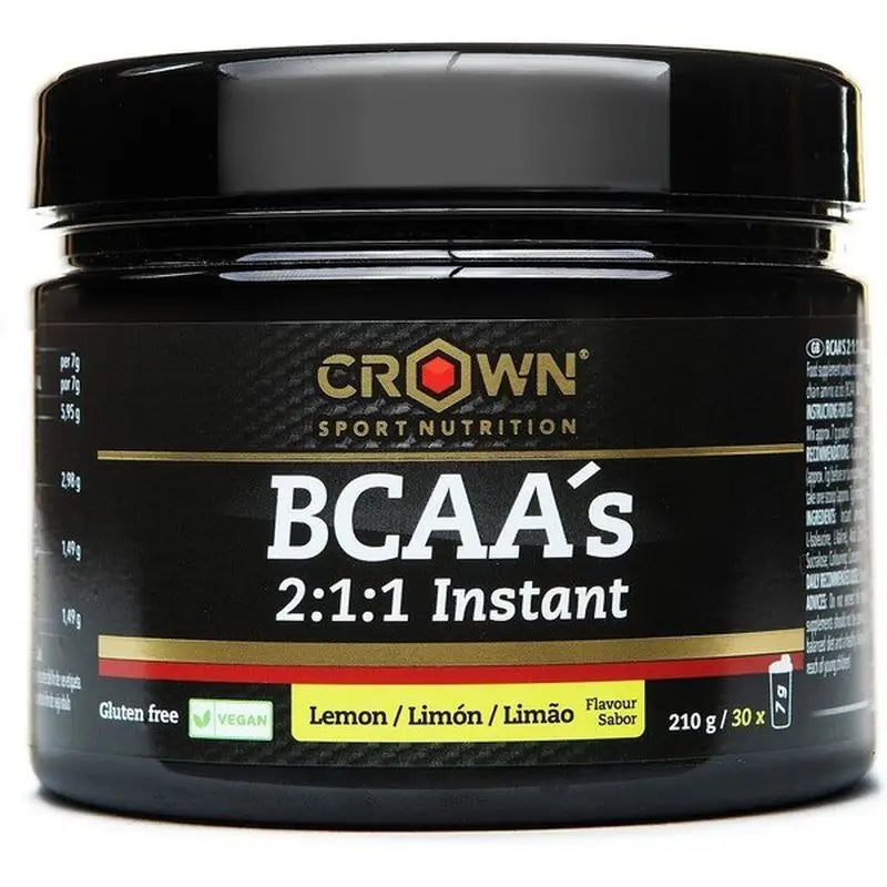 Crown Sport Nutrition Bcaas Instant Lemon , 210 g (30 servings)