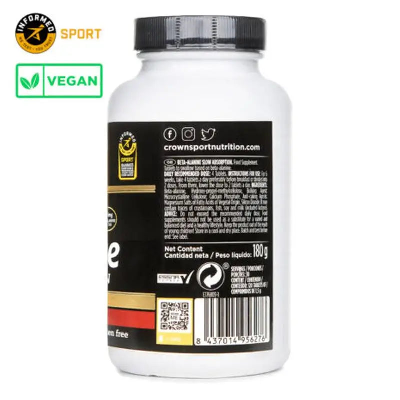 Crown Sport Nutrition Beta Alanine Absorption Lente , 120 (30 portions)