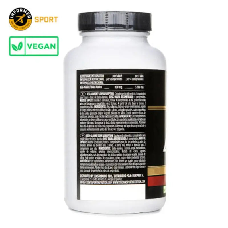 Crown Sport Nutrition Beta Alanine Absorption Lente , 120 (30 portions)