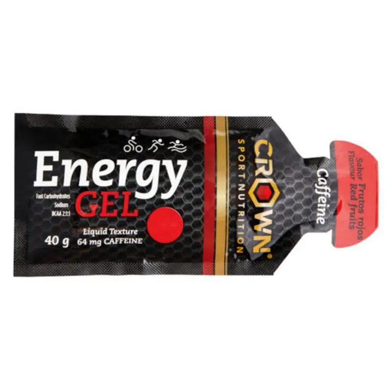 Crown Sport Nutrition Energy Gel Red Fruits + Caffeine , 1 x 40 g