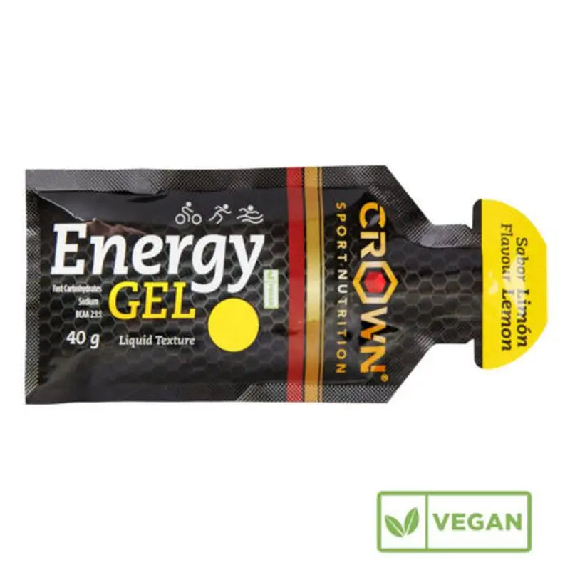 Crown Sport Nutrition Energy Gel Lemon , 1 x 40 g