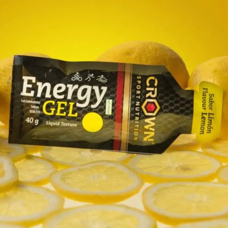 Crown Sport Nutrition Energy Gel Lemon , 12 x 40 g