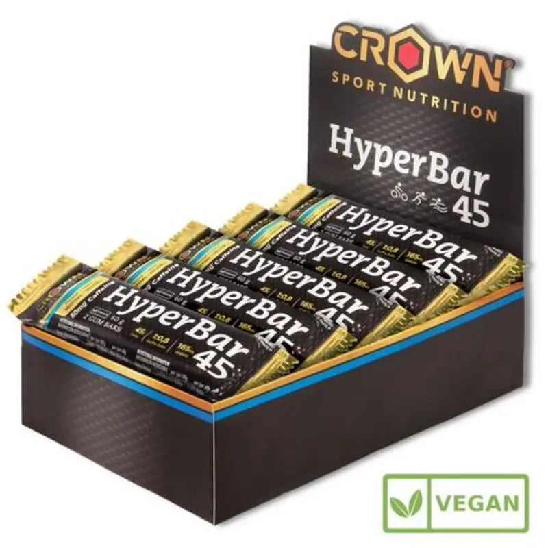 Crown Sport Nutrition Hyperbar 45 Neutral + Caffeine , 10 x 60 grams