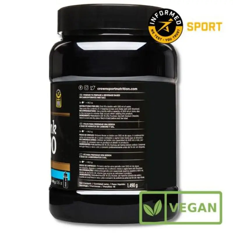 Crown Sport Nutrition Hyperdrink 90 Neutre, 1.49 kg(16 portions)