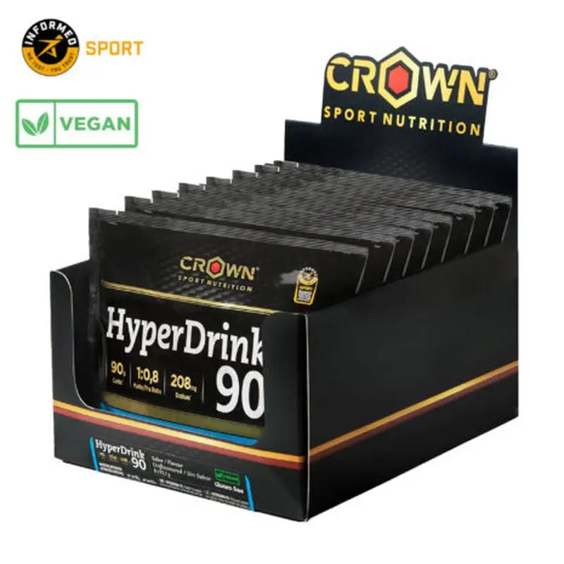 Crown Sport Nutrition Hyperdrink 90 Neutral , 8 x 93.1 g