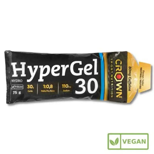 Crown Sport Nutrition Hypergel 30 (Hydro) Neutral + Caffeine , 75g