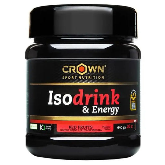 Crown Sport Nutrition Isodrink & Energy Red Fruits , 640 g / 20 injections 400 ml