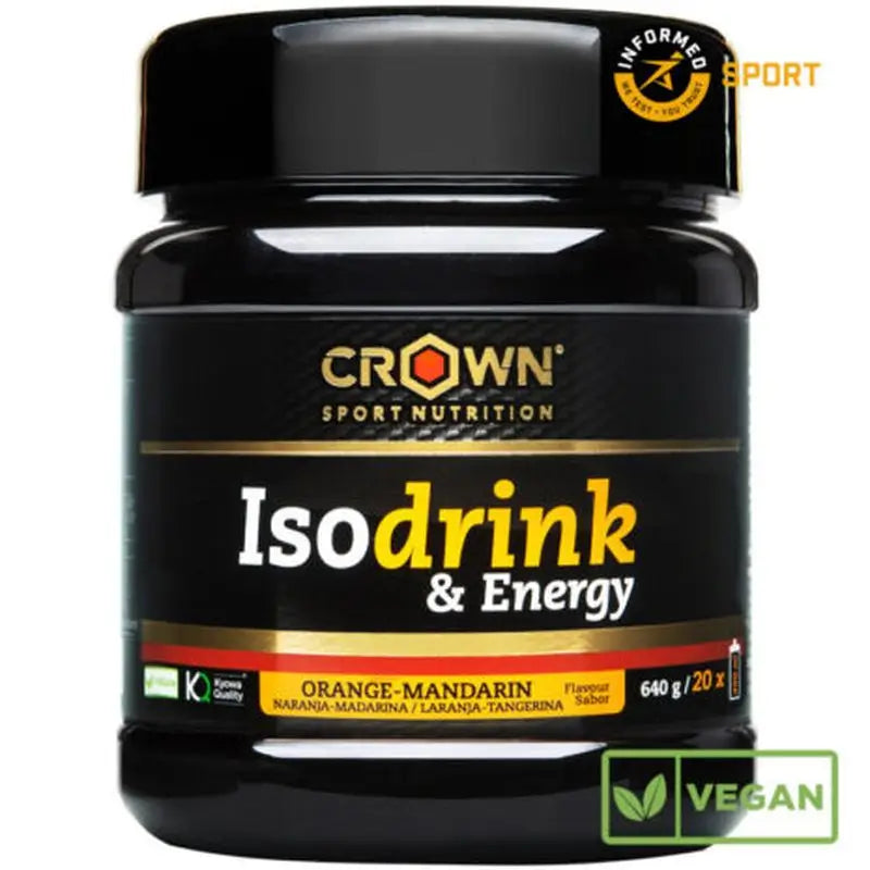 Crown Sport Nutrition Isodrink & Energy Orange , 640 g / 20 injections 400 ml