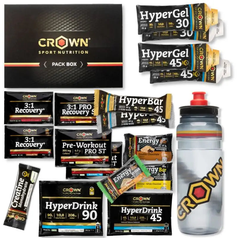 Crown Sport Nutrition Hyper Energy Tester Pack With 750 Ml Canister