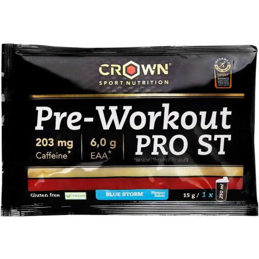 Crown Sport Nutrition Pre Workout Pro St Blue Storm Monodosis , 15 g