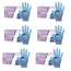Cuatrogasa Dermolite Powder Free Nitrile Gloves Blue Size S, 6X100 Units