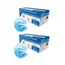 Cuatrogasa Cuatrogasa Masque en polypropylène bleu à 3 couches, 2X50 unités