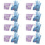 Cuatrogasa Dermolite Powder Free Nitrile Gloves Blue Size Xl, 8X100 Units