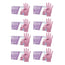 Cuatrogasa Dermolite Powder Free Nitrile Gloves Pink Size M, 8X100 Units