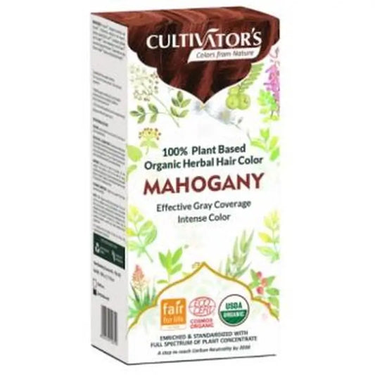 Cultivators Mahogany Organic Dye 100Gr. Ecocert