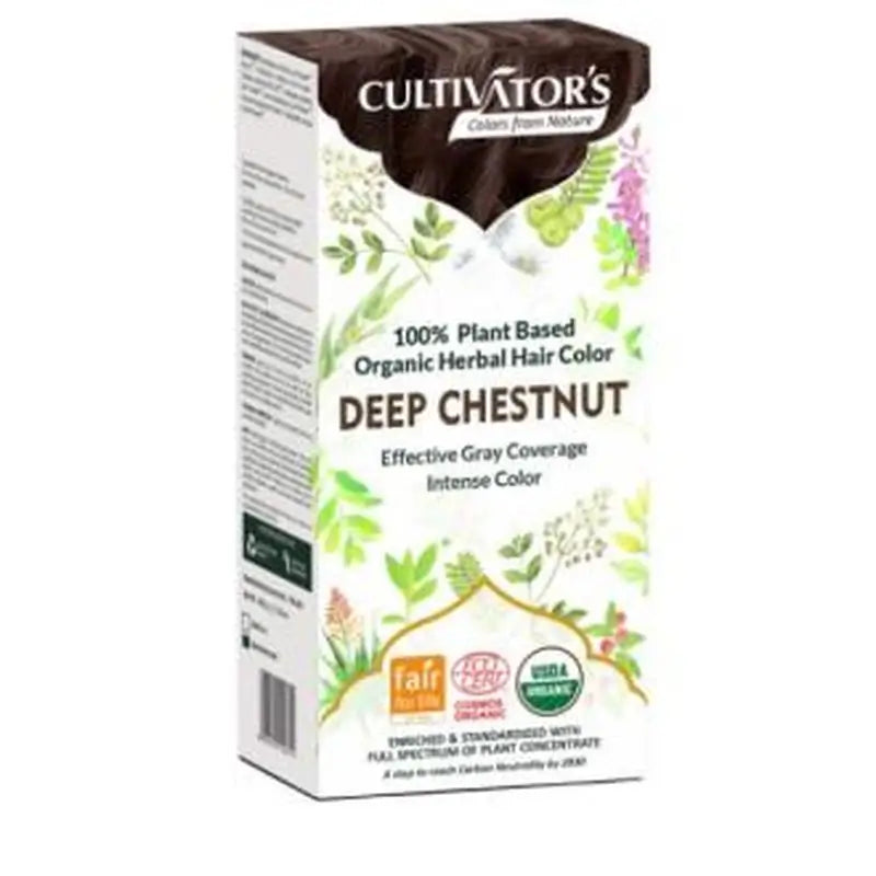 Cultivators Dark Brown Organic Dye 100Gr. Ecocert