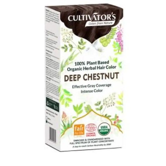 Cultivators Dark Brown Organic Dye 100Gr. Ecocert