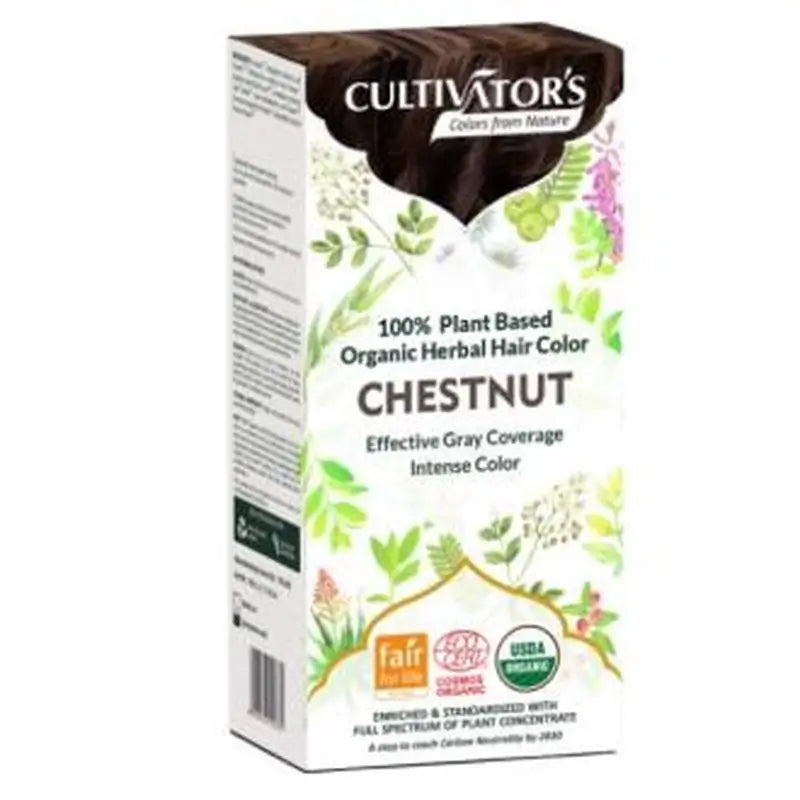 Cultivators Chestnut Organic Dye 100Gr. Ecocert