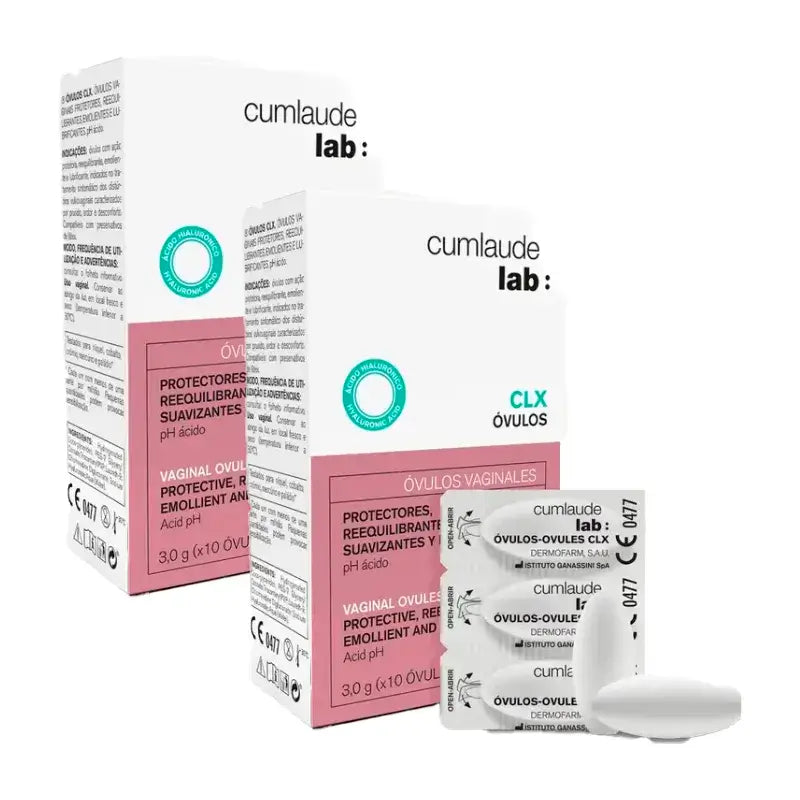 Cumlaude Lab Moisturising and Soothing CLX Ovuli, Pack 2 x 10 Units