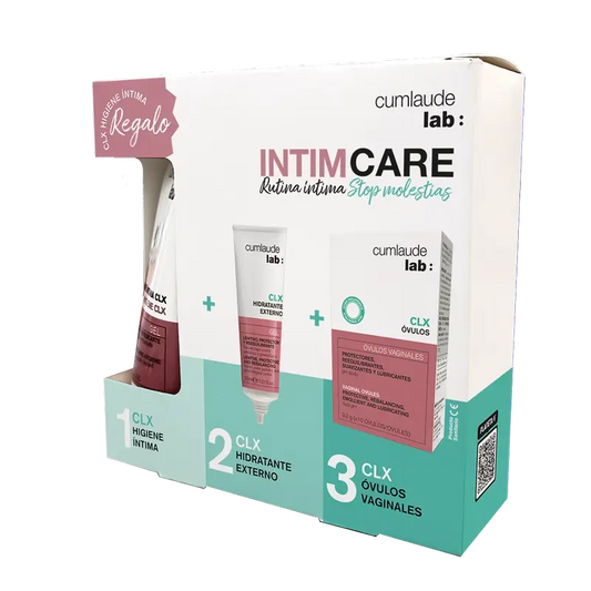 Cumlaude Lab Pack Stop Discomfort Clx External Moisturiser 30 Ml + Clx Ovule + Intimate Hygiene Gift 100 Ml