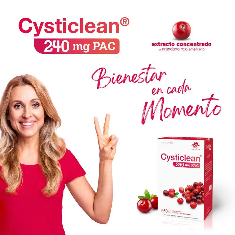 Cysticlean 240 Mg Pac, 30 gélules