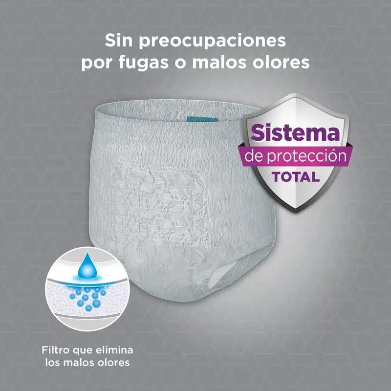 Depend Normal S/M Couche pour homme adulte, 10 pièces
