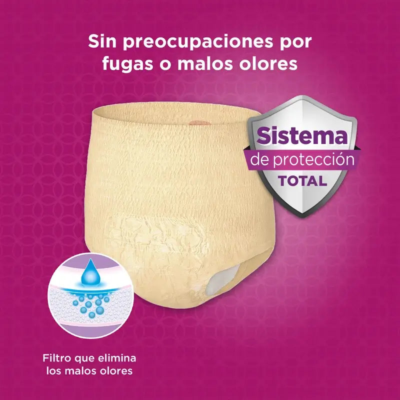 Depend Couche Adulte Normal S/M Femme, 10 pièces