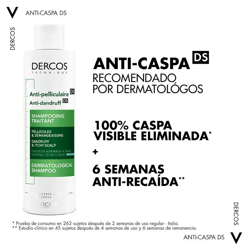 Vichy Dercos Shampooing anti-pelliculaire gras 200 ml