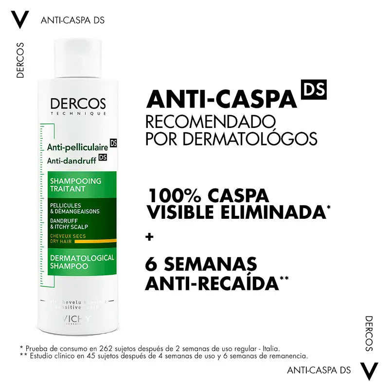 Vichy Dercos Technique Shampooing antipelliculaire sec 200 ml