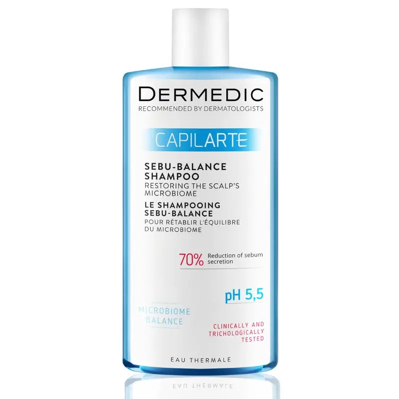 Dermedic Capilarte Sebu-Balance Scalp Microbiome Restorative Shampoo, 300 ml