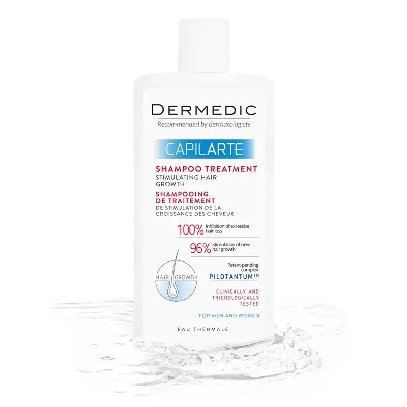 Dermedic Capilarte Shampooing de traitement stimulant la croissance des cheveux, 300 ml