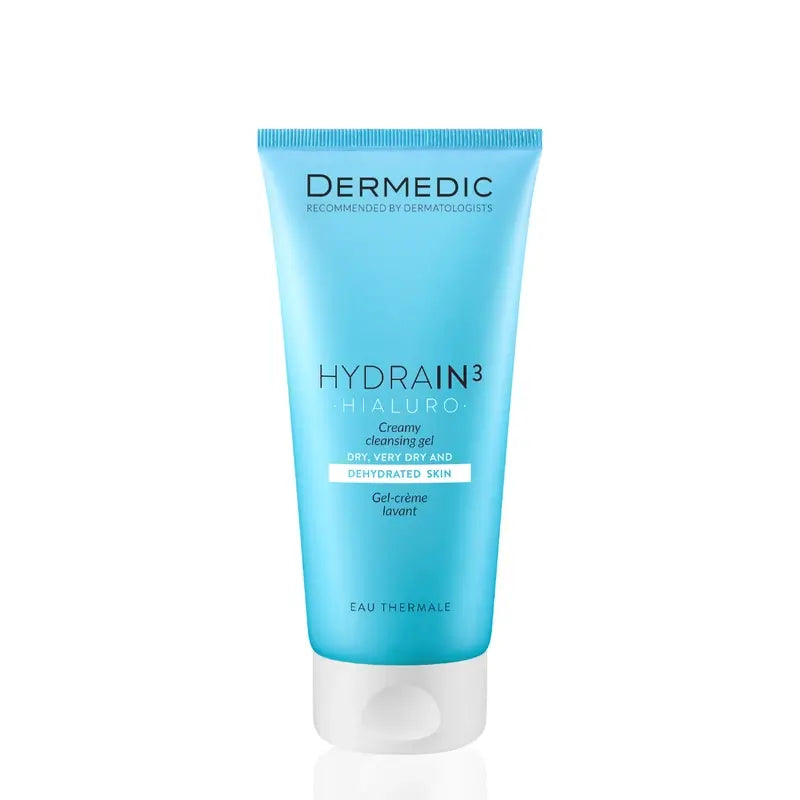 Dermedic Hydrain3 Hyaluronic Creamy Gel Cleanser, 200 ml