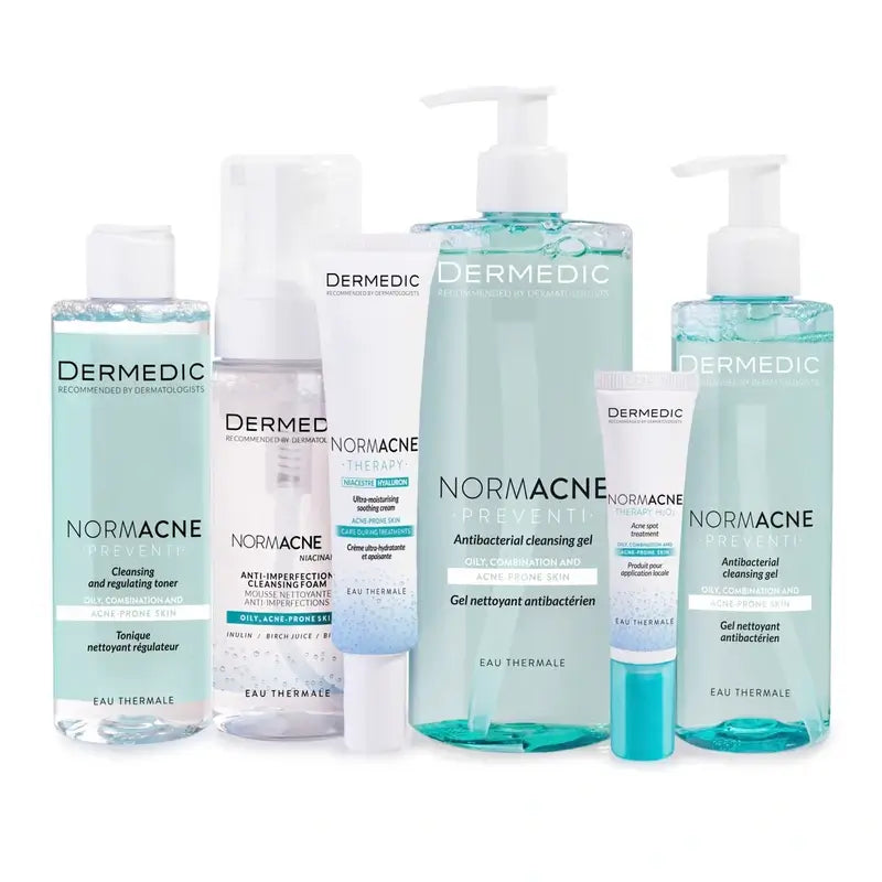 Gel nettoyant antibactérien Normacne de Dermedic, 500 ml