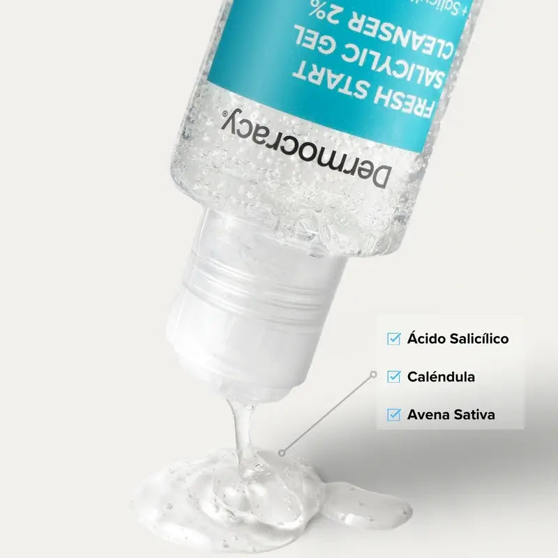 Dermocracy Fresh Start Gel Cleanser Salicylic 2%.