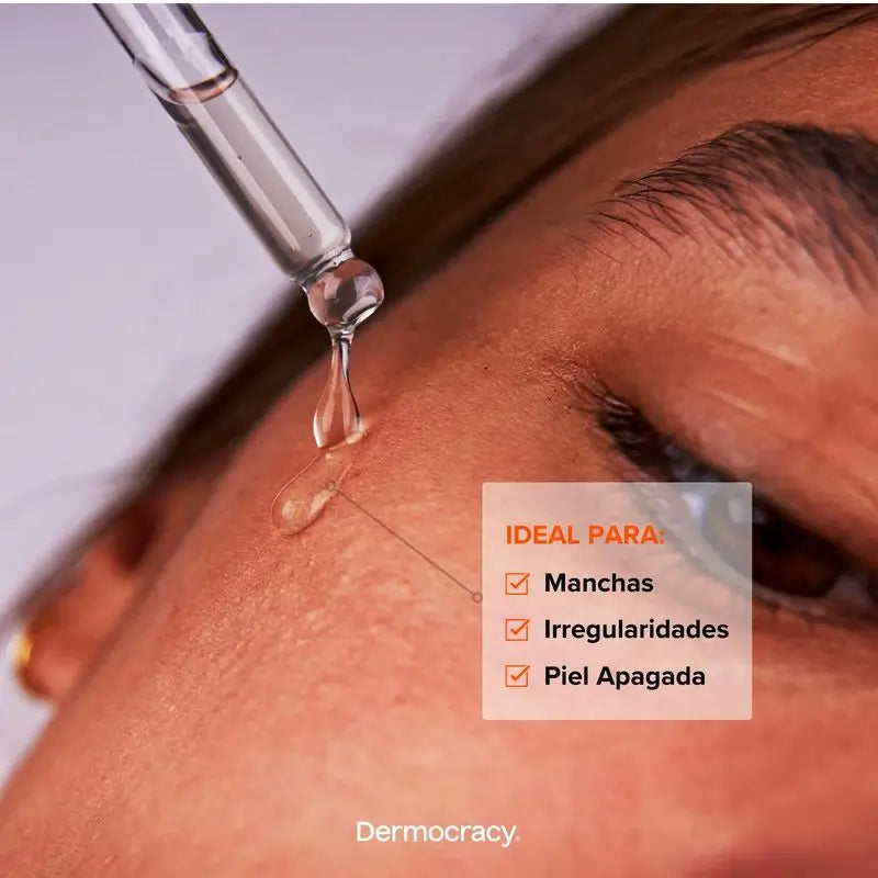 Dermocracy Glow Aha Serum [Acide Lactique + Acide Kojique + Alpha Arbutine] , 30 Ml