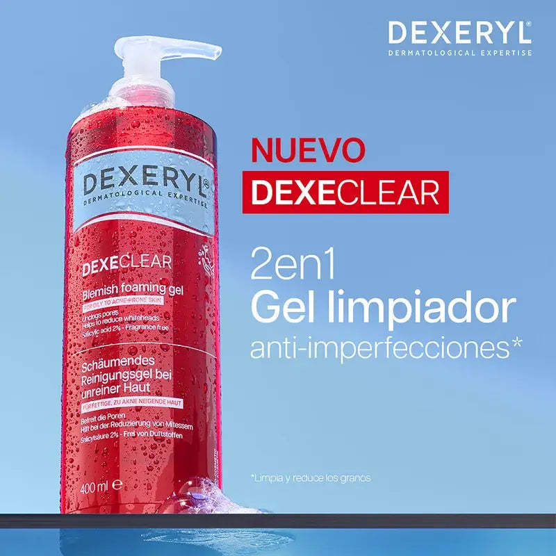 Dexeryl Dexeclear 2 In 1 Anti-Perfection Cleansing Gel , 400 ml
