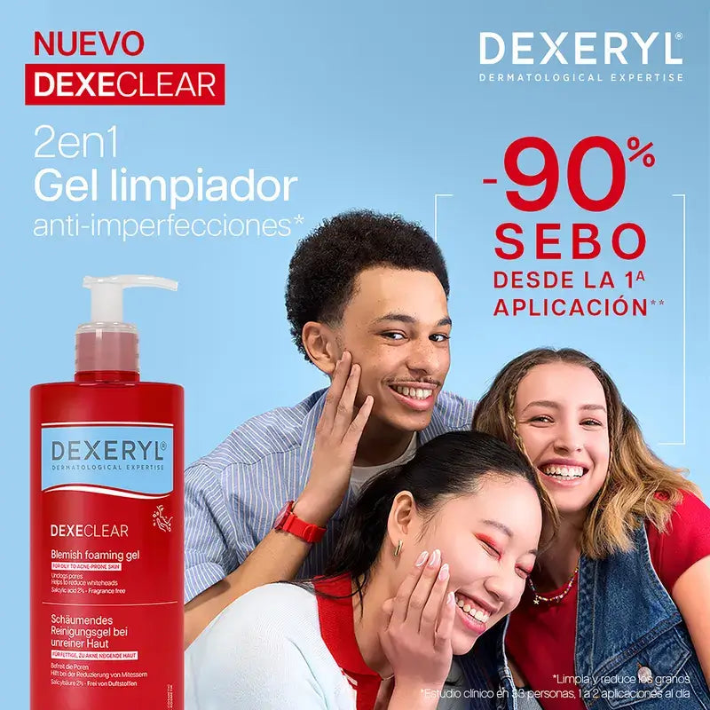 Dexeryl Dexeclear 2 In 1 Anti-Perfection Cleansing Gel , 400 ml