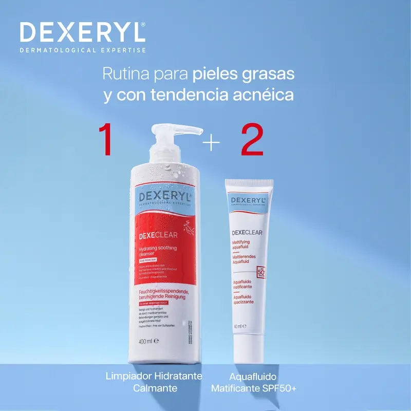 Dexeryl Dexeclear Nettoyant hydratant et apaisant, 400 ml