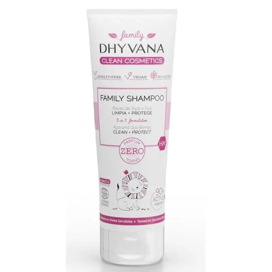 Dhyvana Family Shampoo With Açai Berries And Goji 200Ml.