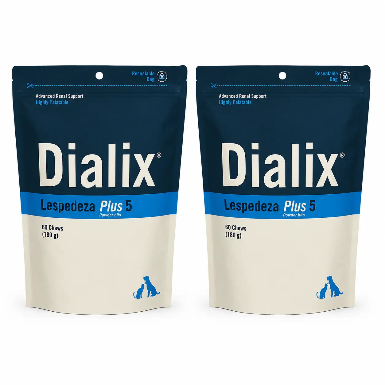 Dialix Vetnova Dialix Lespedeza Plus 5, 60 Chews , pack 2