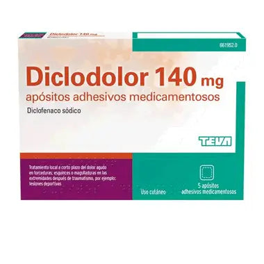 Diclodolor 140 mg 5 Adhesive Dressings