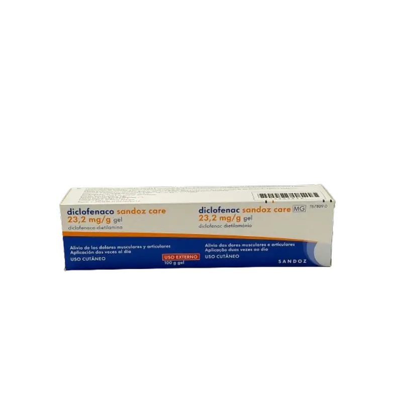 Diclofenac Sandoz Care 23.2 Mg / G Diclofenac Diethylamine Gel, 100 grammes